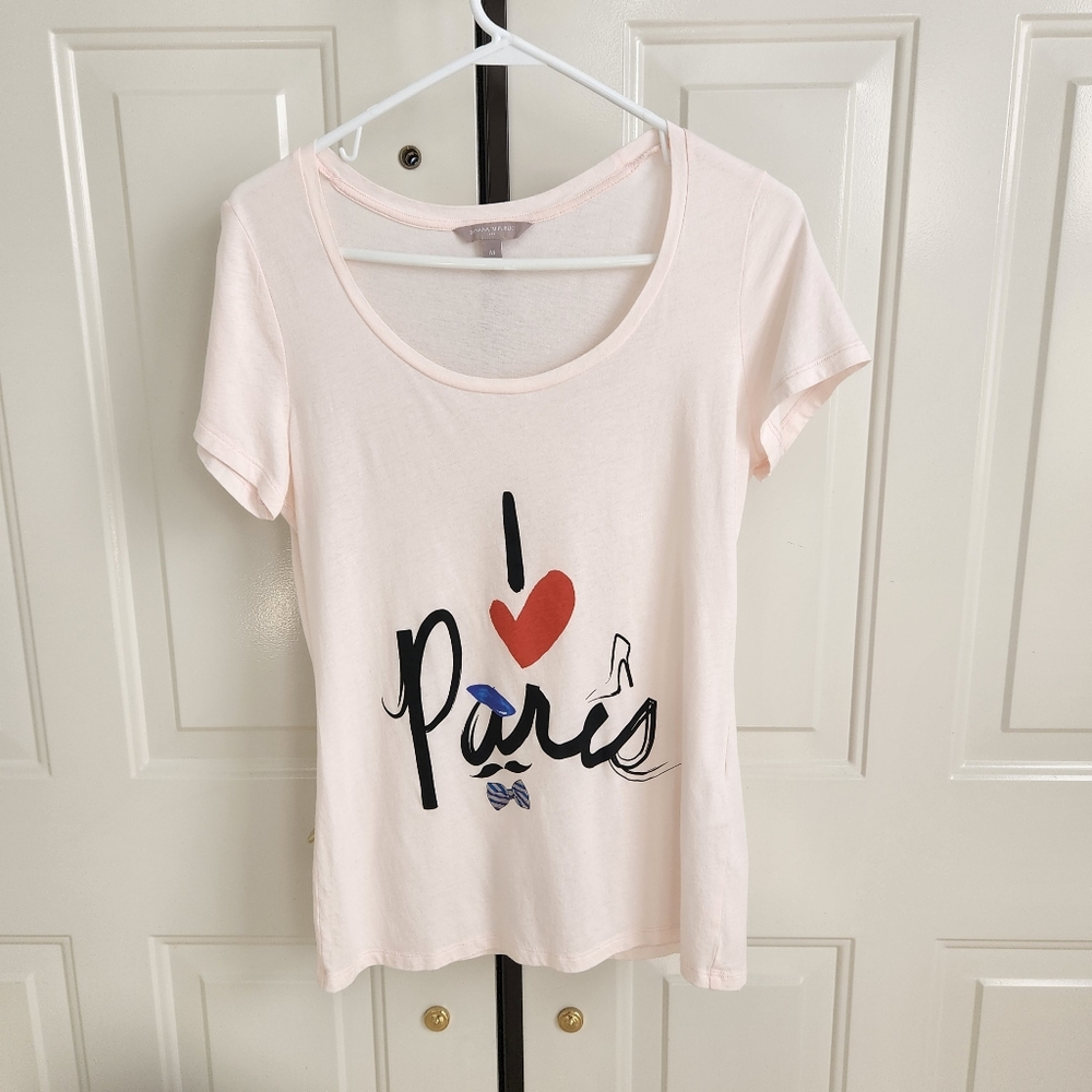 Banana Republic I love Paris T shirt